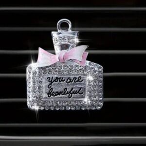 Bling Perfume Bottle Car Air Freshner & Accessory